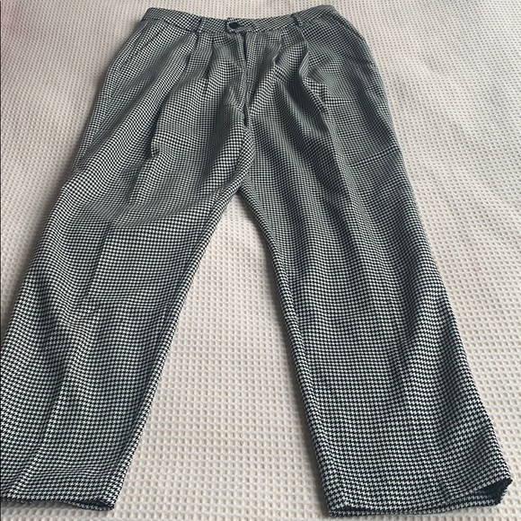 Forever 21 black and white check pants size XS - Picture 7 of 11